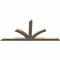 Ekena Millwork Richland Smooth Timber Gable Bracket, Douglas Fir, 108"W x 49"H x 3 1/2"D x 5 1/2"F, 11/12 Pitch GBW108X49X0406RIC00SDF - alternate 2